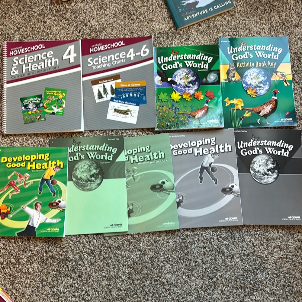 Science and Health Educational Books Set